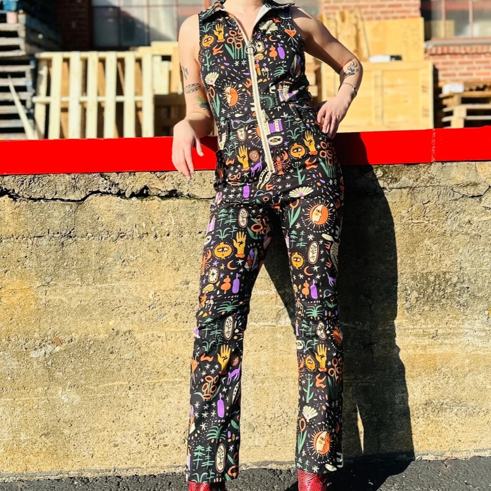 Nooworks Multicolor Patterned Jumpsuit